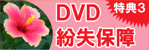 特典3、DVD紛失保障